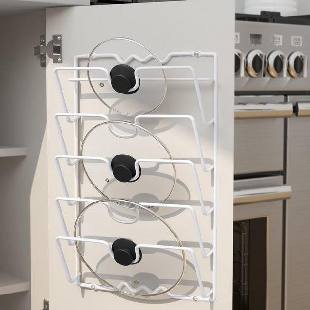 Canipe Lid Rack Cabinet Door Organizer