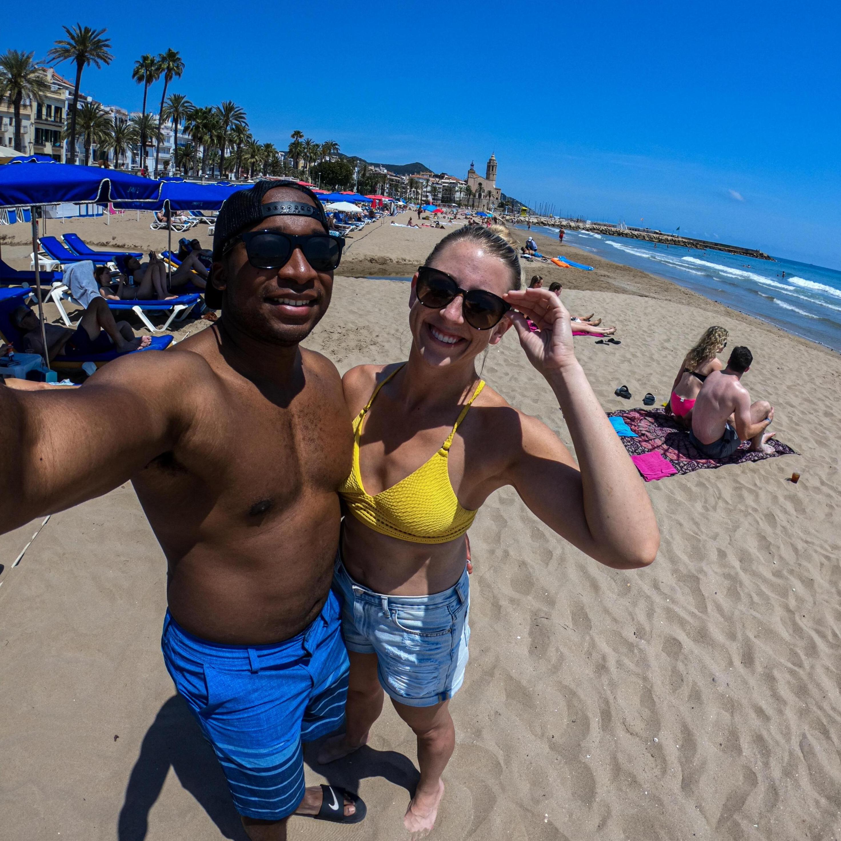 The Spanish beaches of Sitges!