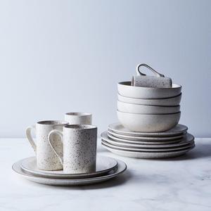 Dansk Kallan Dinnerware (Set of 16, in Speckled Glaze)