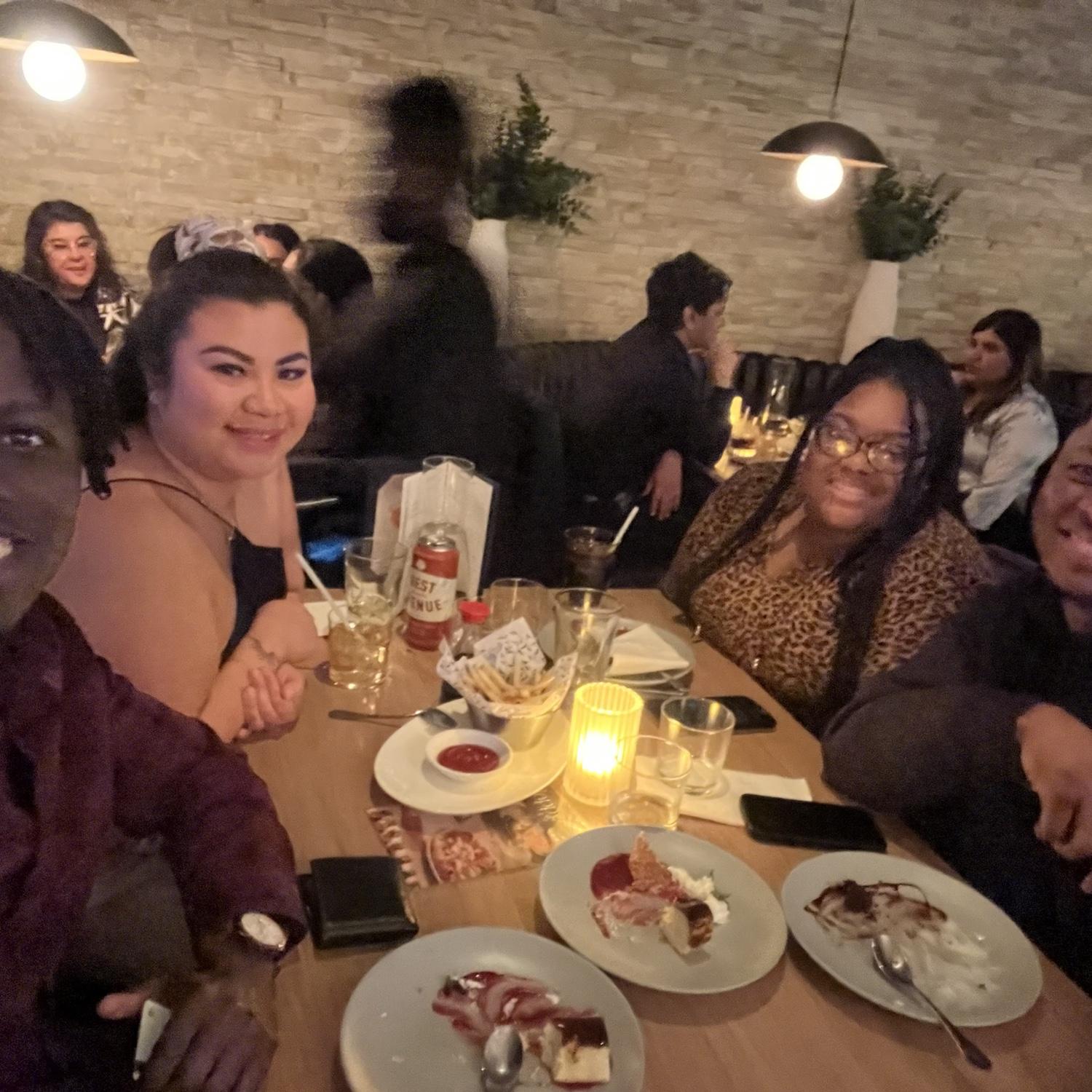 Dinner with our couple friends