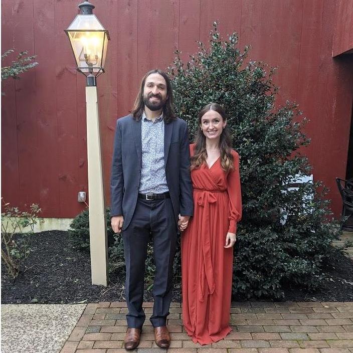 at our matron of honor's wedding, 2021