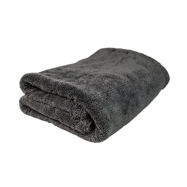 ExoForma Mega Car Drying Towel from No Streaks, Scratches, or Water Spots - Large Premium 1200 GSM Microfiber - Double Twist Pile & Edgeless Design for 1 Quick & Effortless Dry - 24” x 36”