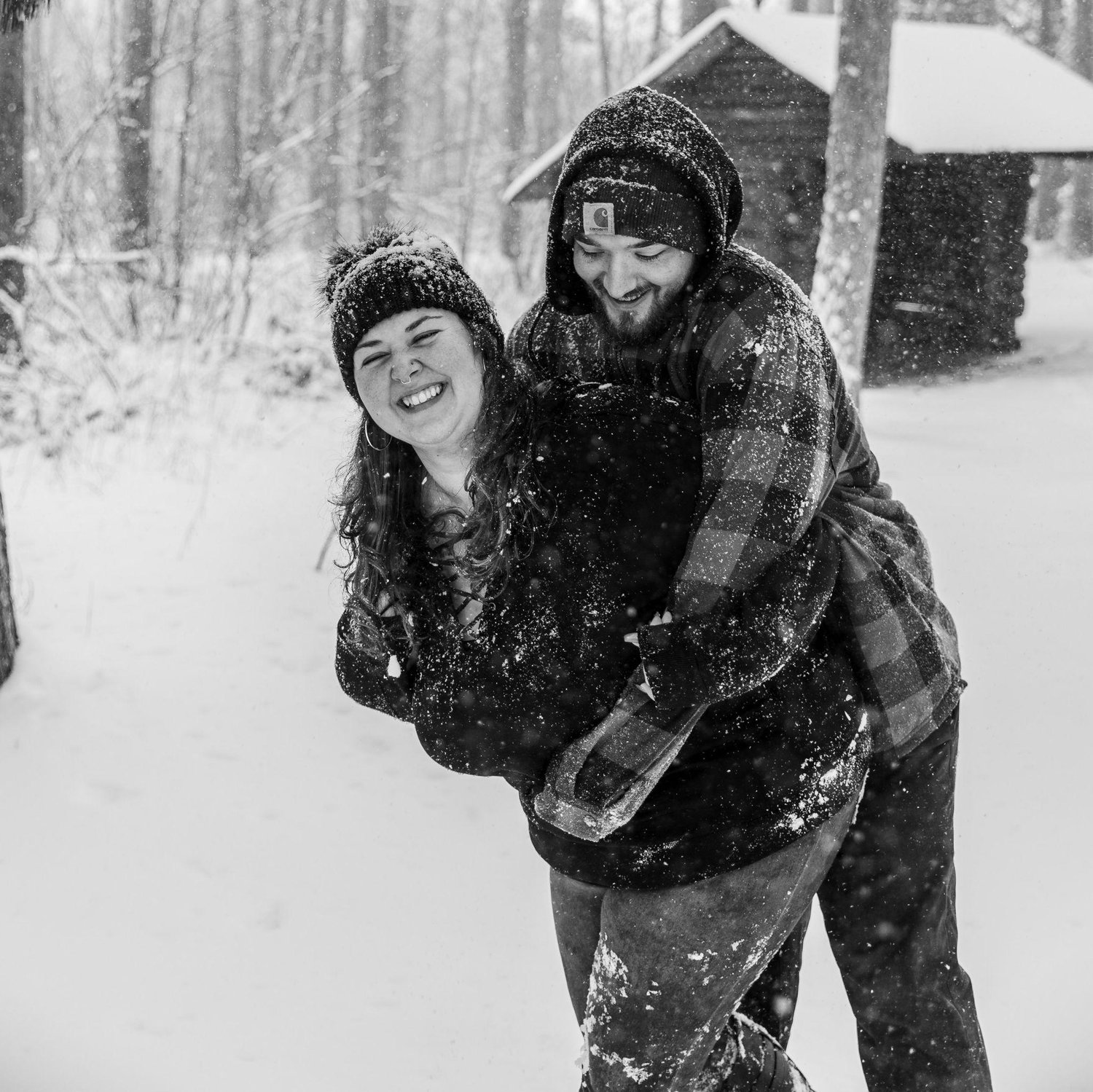 Snowstorm photoshoot!