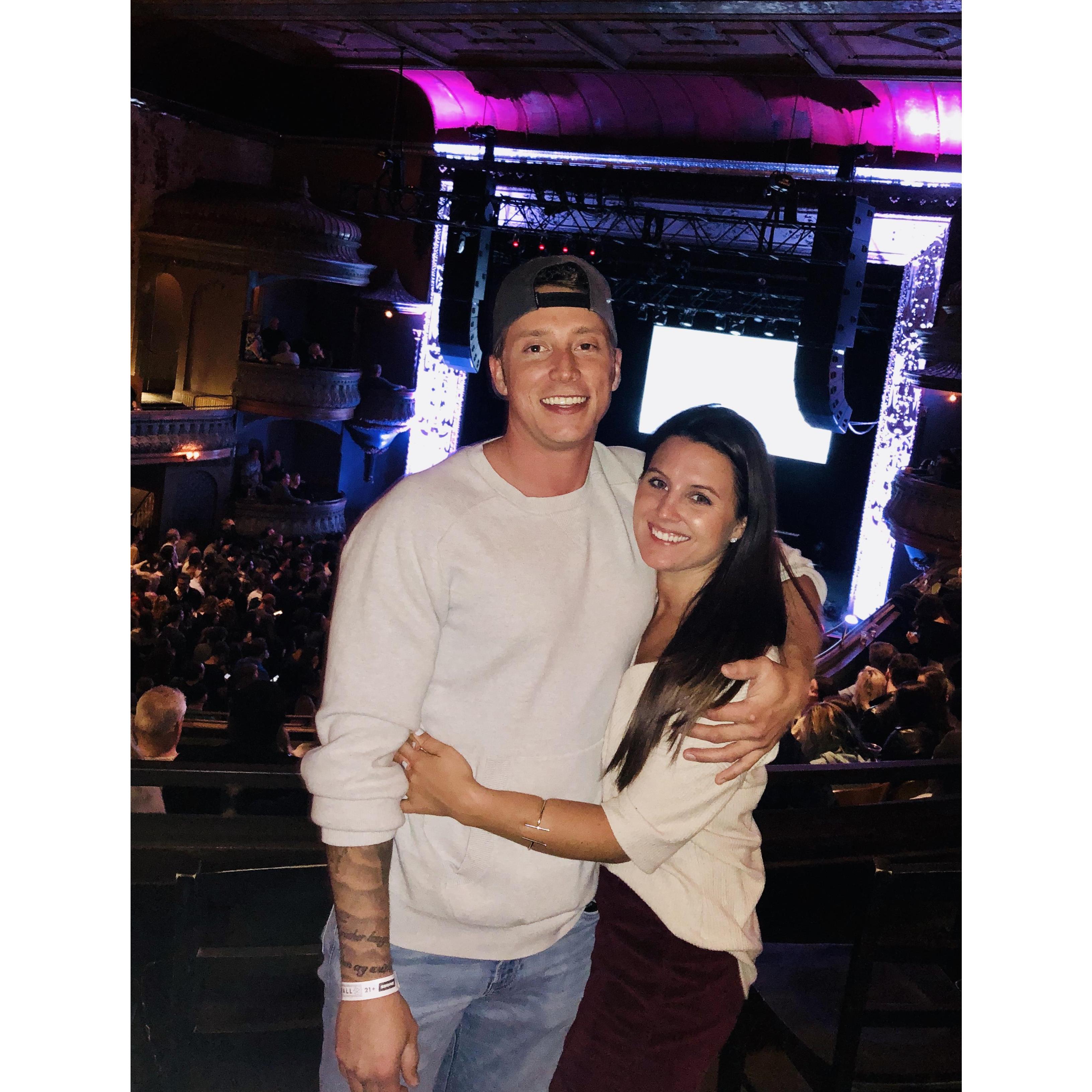 When we first started dating, we saw a concert at Thalia Hall. One of the songs that was played will be our wedding song!