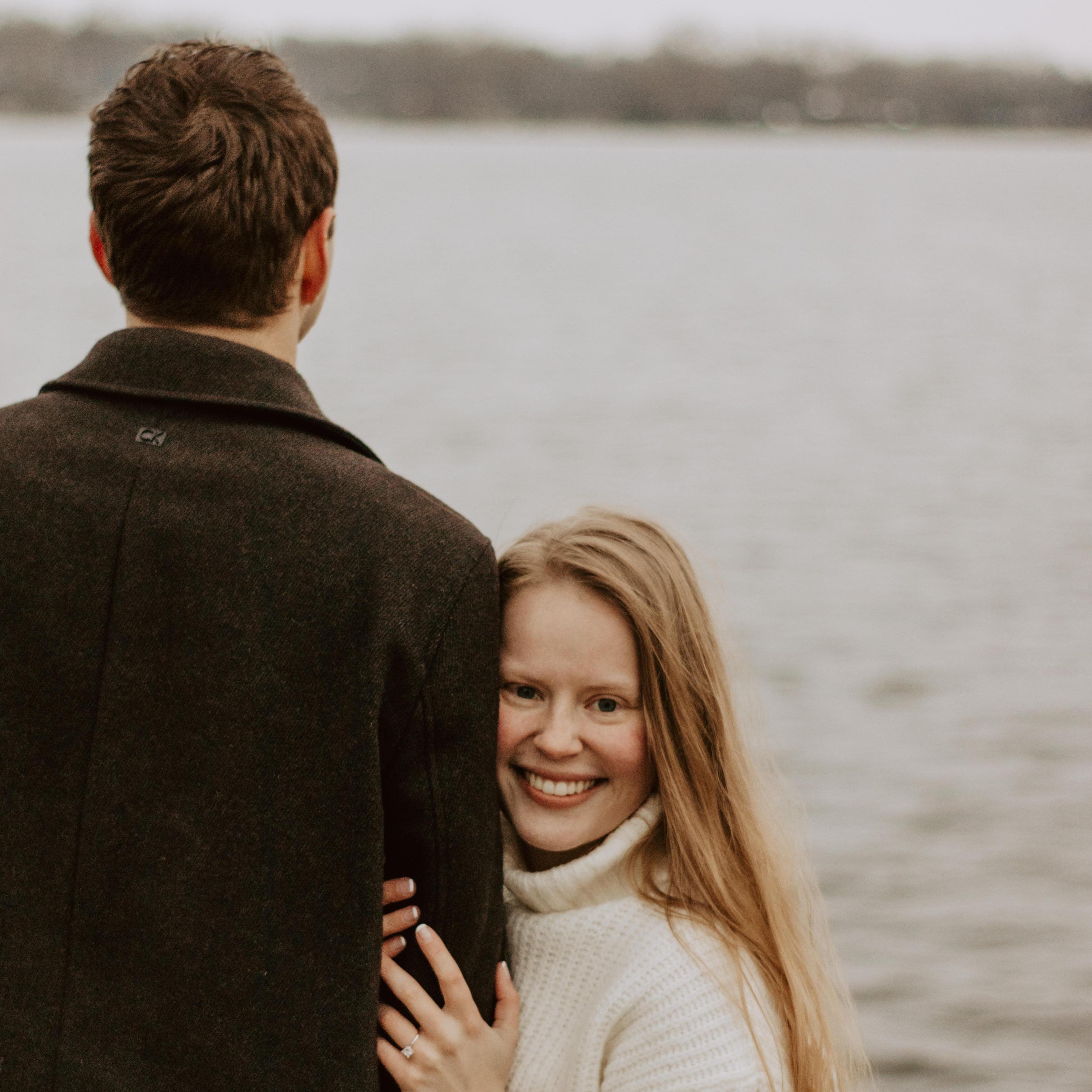 He purposed at the lake they went to on their second date. It happens to be one of his favorite places to visit and now Bethany's too!