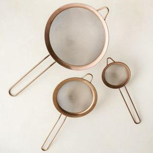 Magnolia: Copper Sieves Set of 3