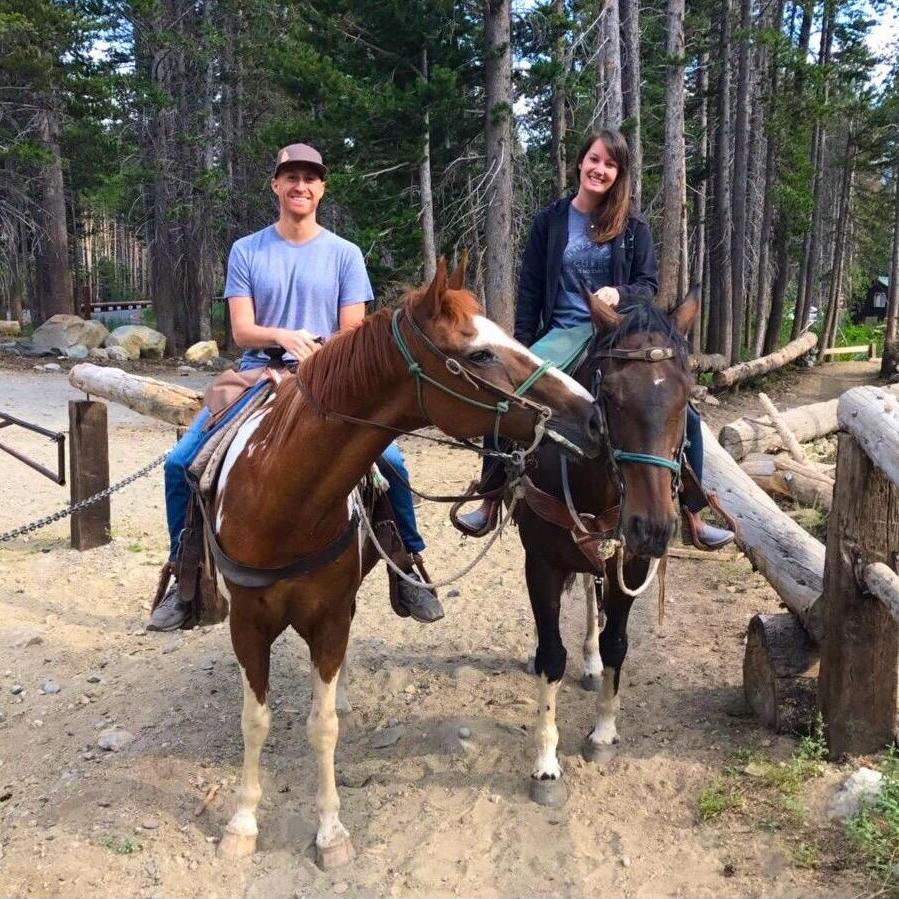 Horseback riding in Mammoth