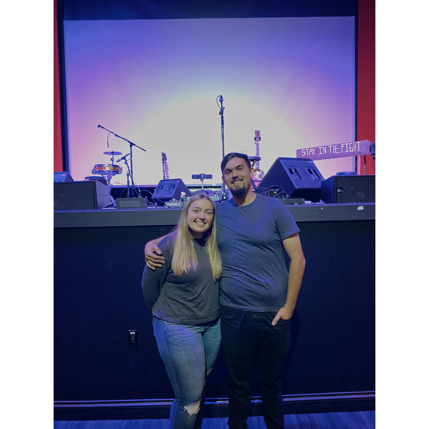 Our first Journey Downtown concert together