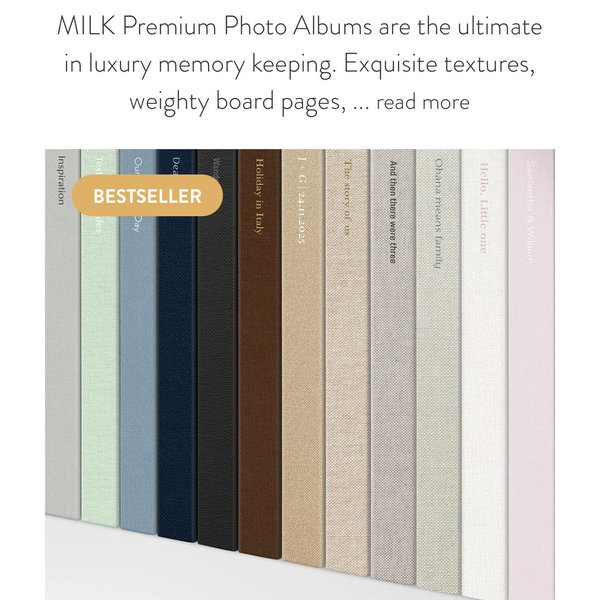 Hardcover wedding photo album