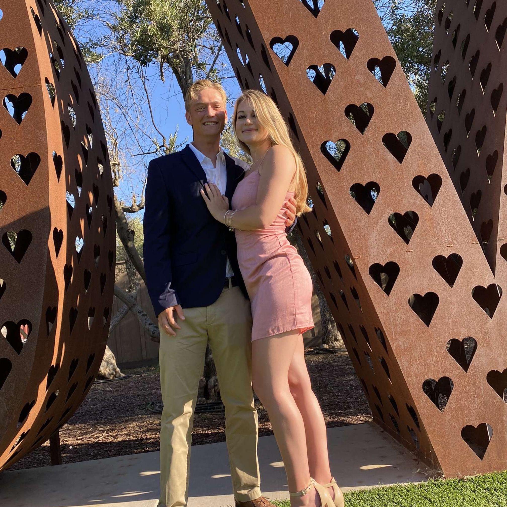 Our first wedding we ever attended together