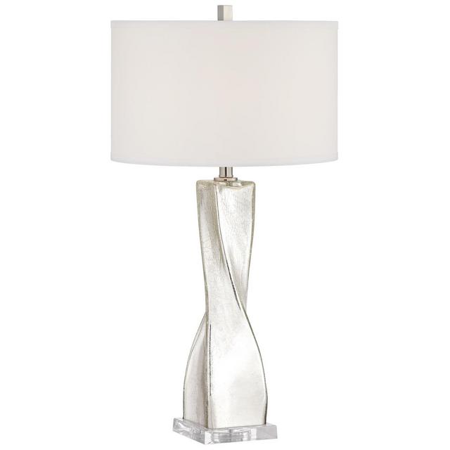 Pacific Coast Twist Crackle Glass Table Lamp