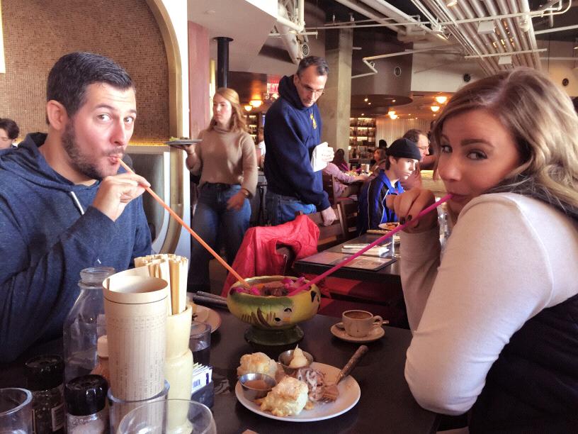 Lady and the tramp.