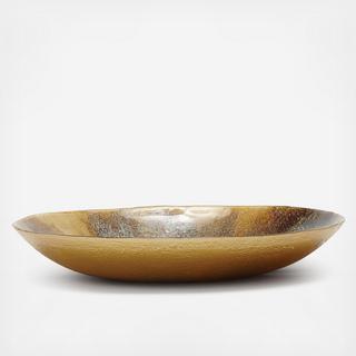 Earth Glass Serving Bowl
