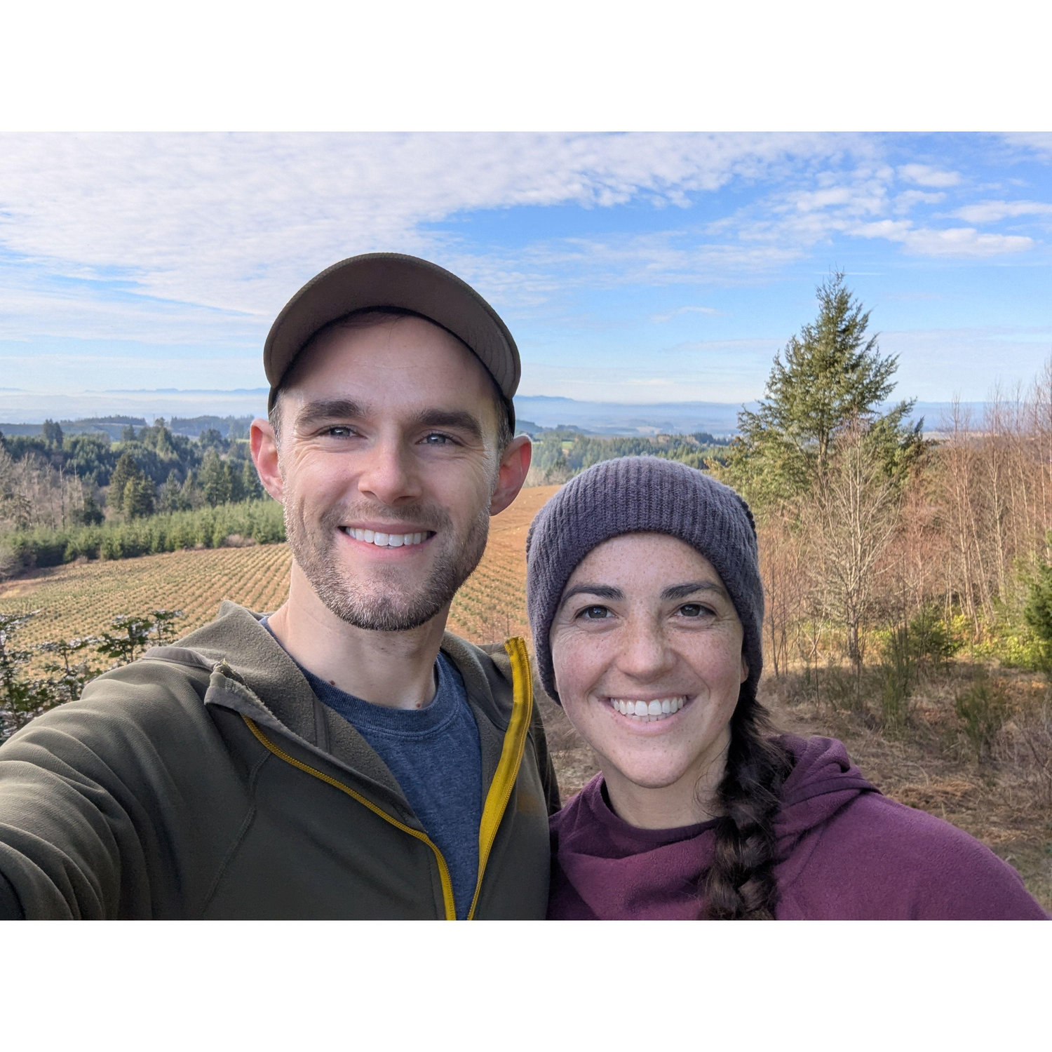 Another earlier date, hiking at Silver Falls State park followed by a delicious lunch