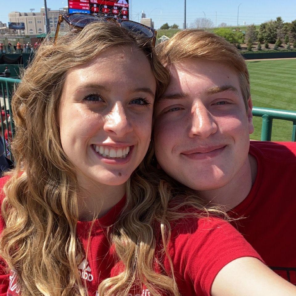 Our First Husker Baseball Game - April '21