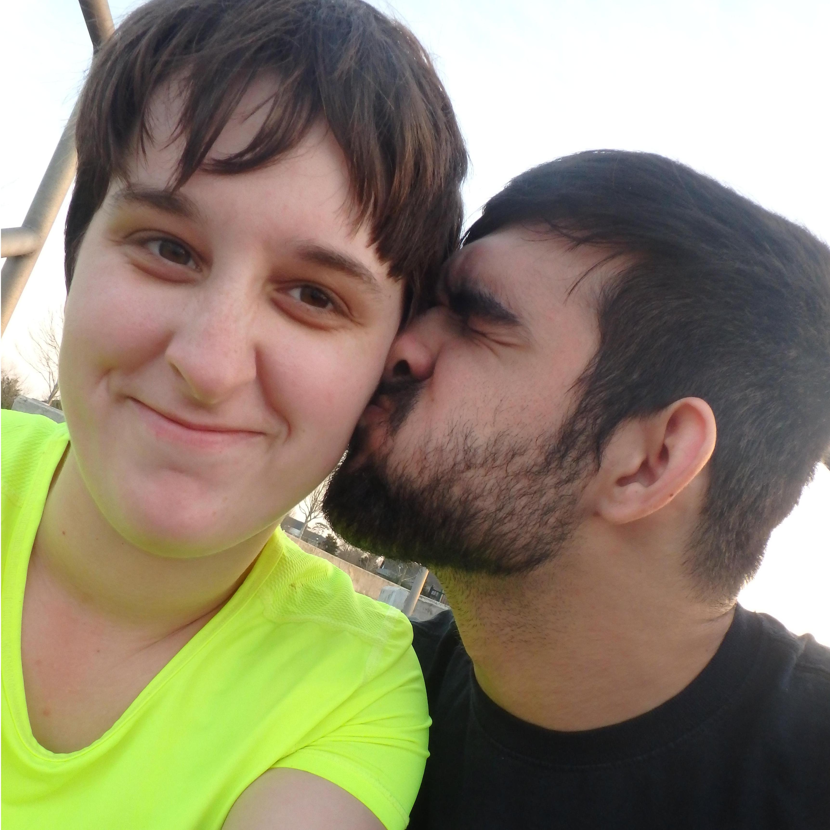We spent a lot of our free time in the park, sometimes we just people watched and sometimes we had picnics, most times we just enjoyed each other's company.