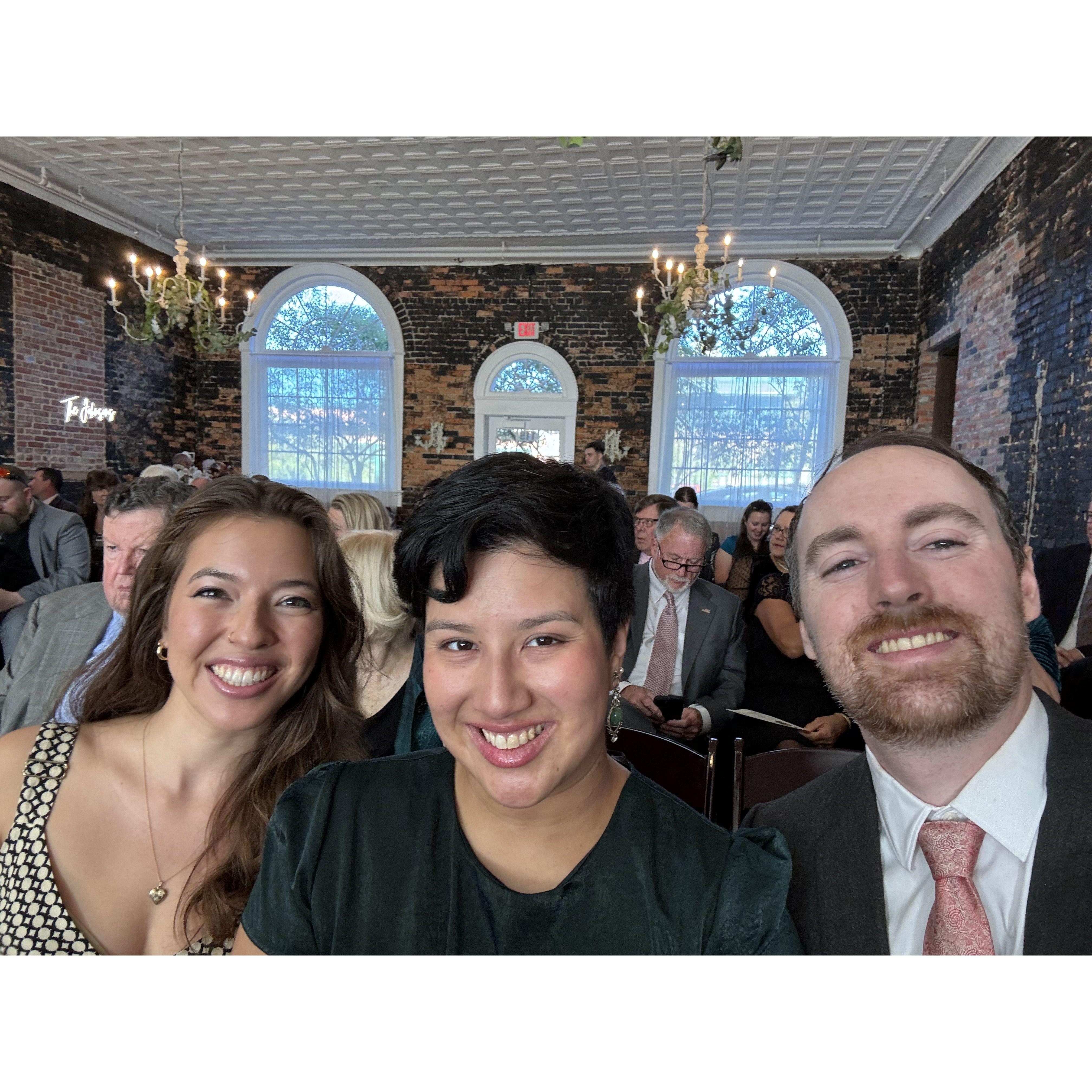 At Katrina's cousin Nate's wedding