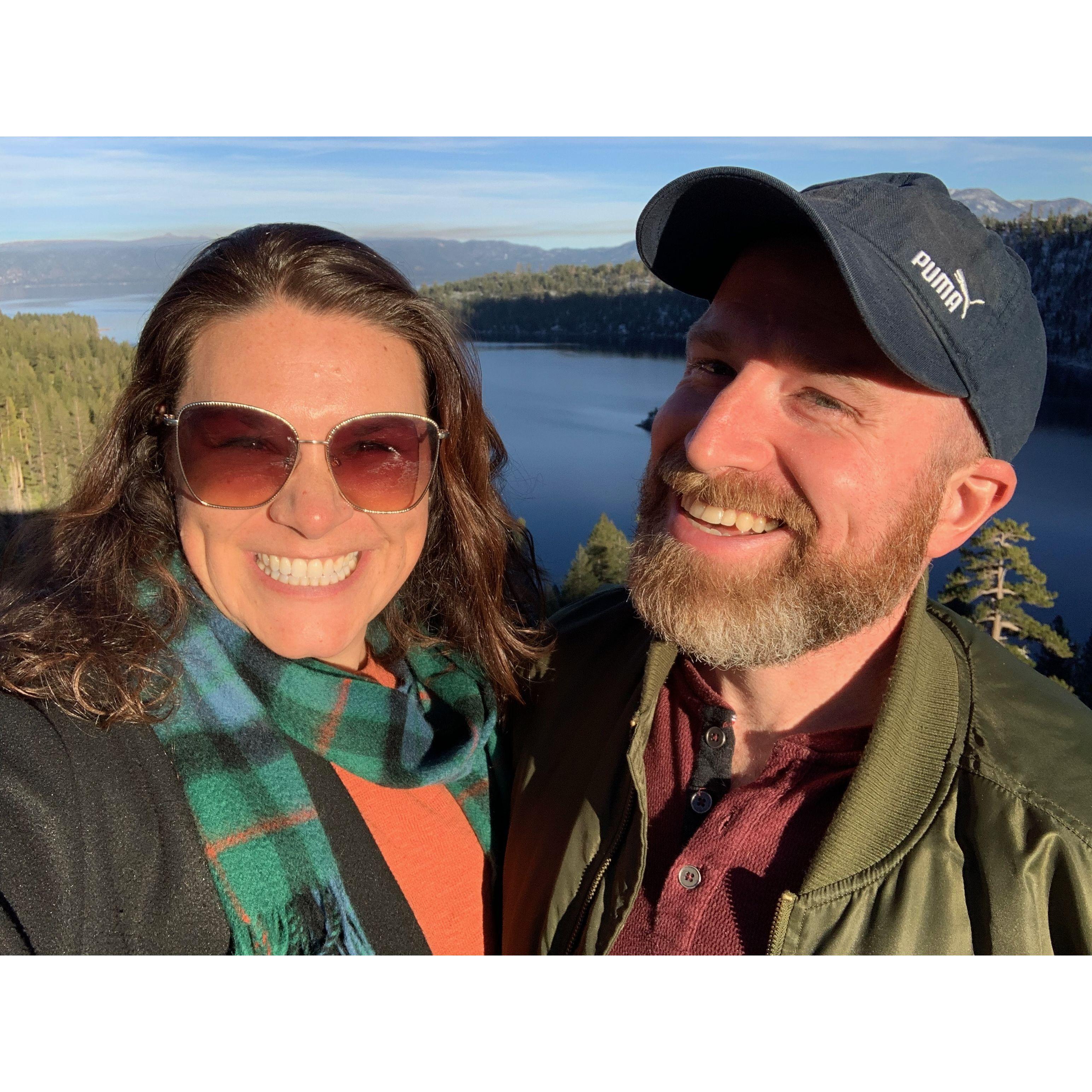 Introducing Kendall to Lake Tahoe