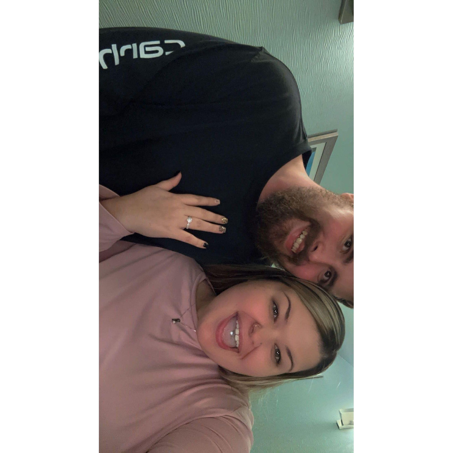 10/26/2023 ; our first picture as engaged