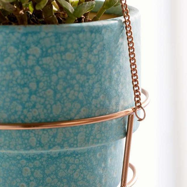 Metal Circle Hanging Planter