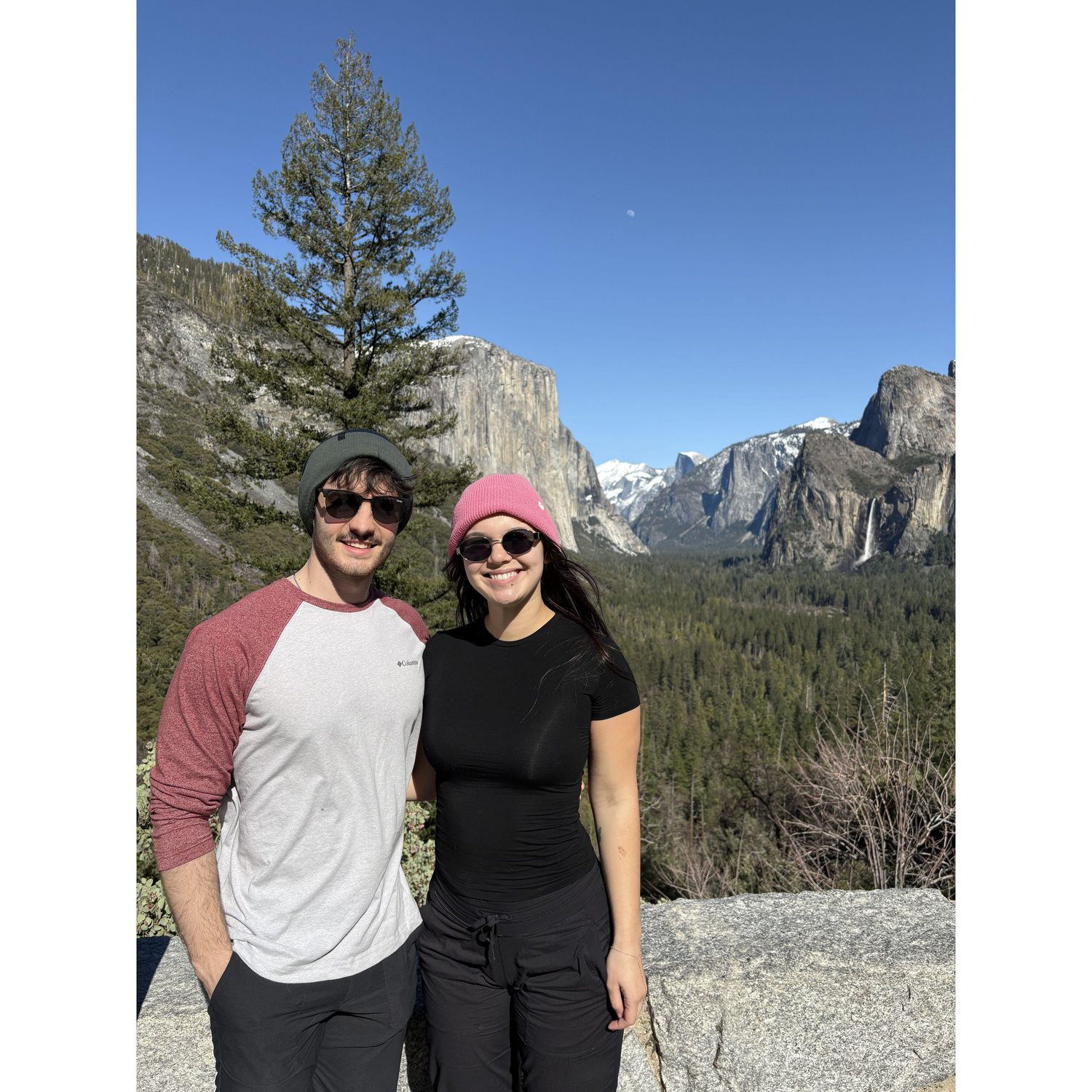 The couples weekend stay at Camp Curry in Yosemite to celebrate five years together!