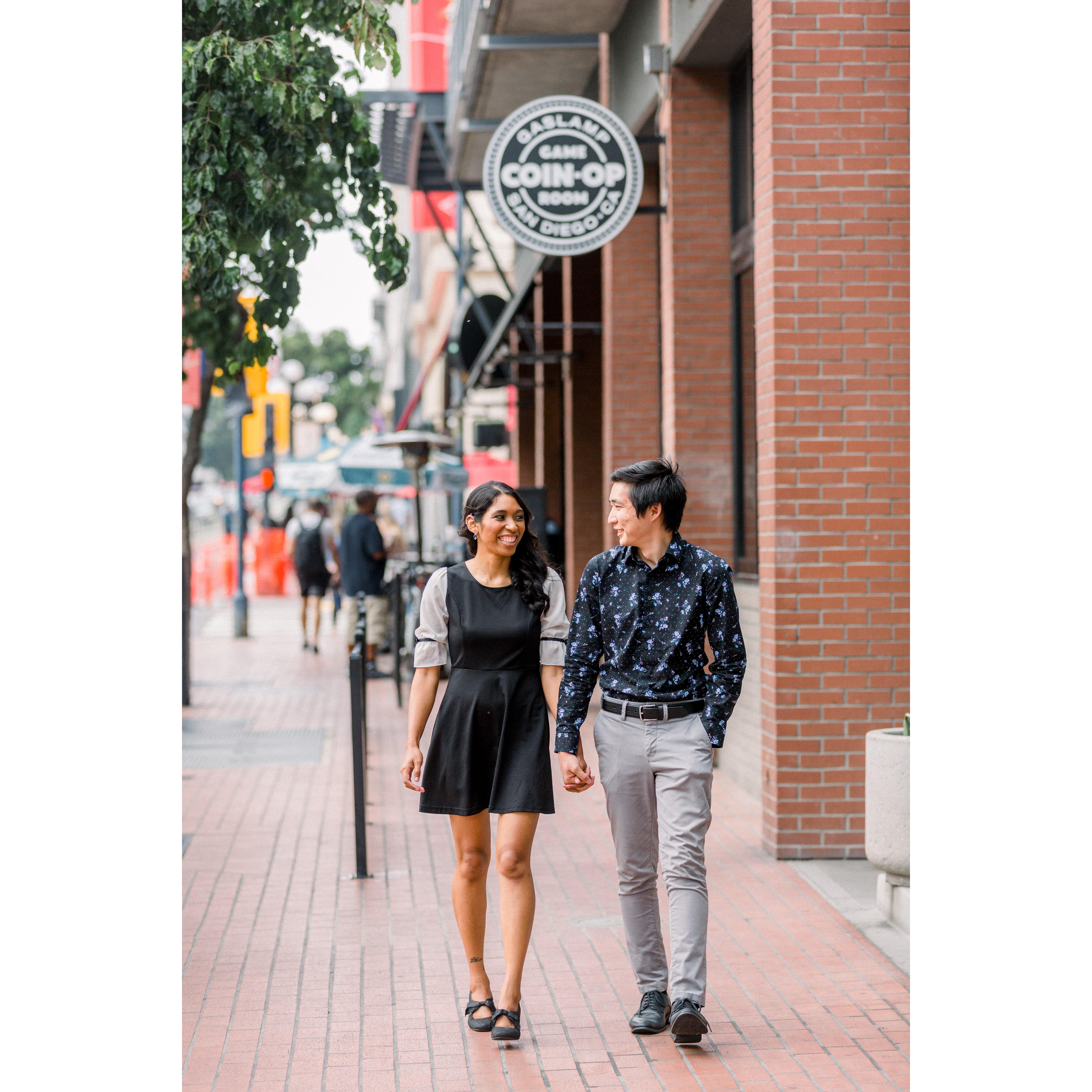 Engagement photoshoot in San Diego 2021