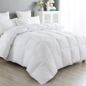 Cozynight Down Alternative Comforter-All Season Queen Comforters Duvet Insert with Corner Tabs-Lightweight Breathable Reversible White Comforter 90x90 inches