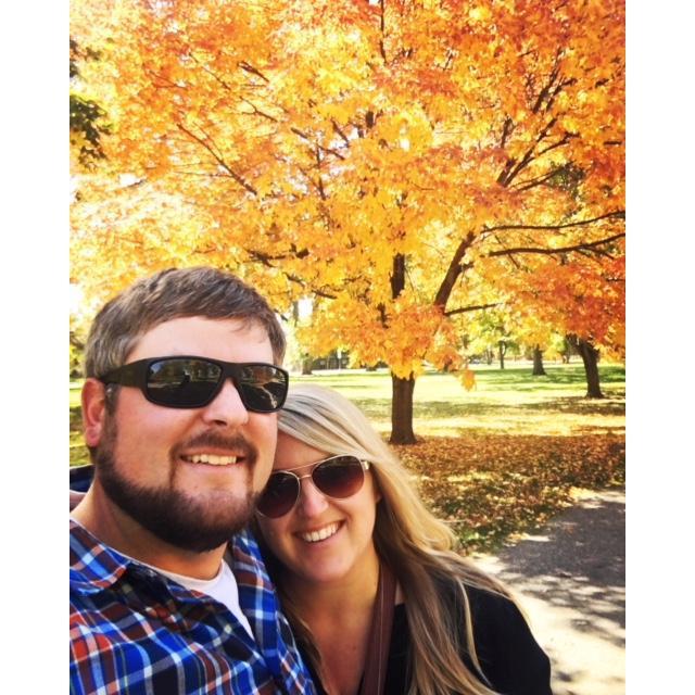 Enjoying a fall day in Denver