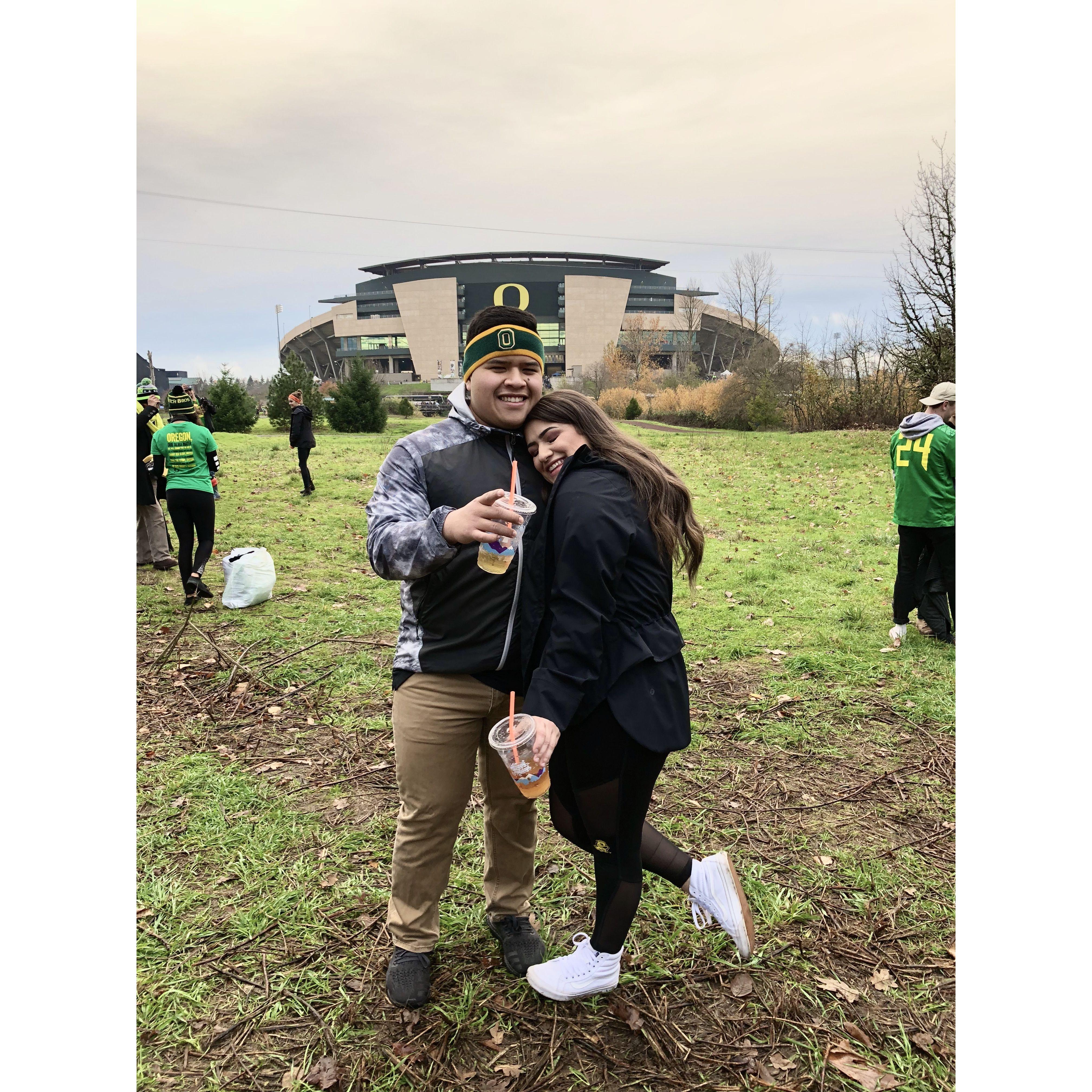 Our first duck game