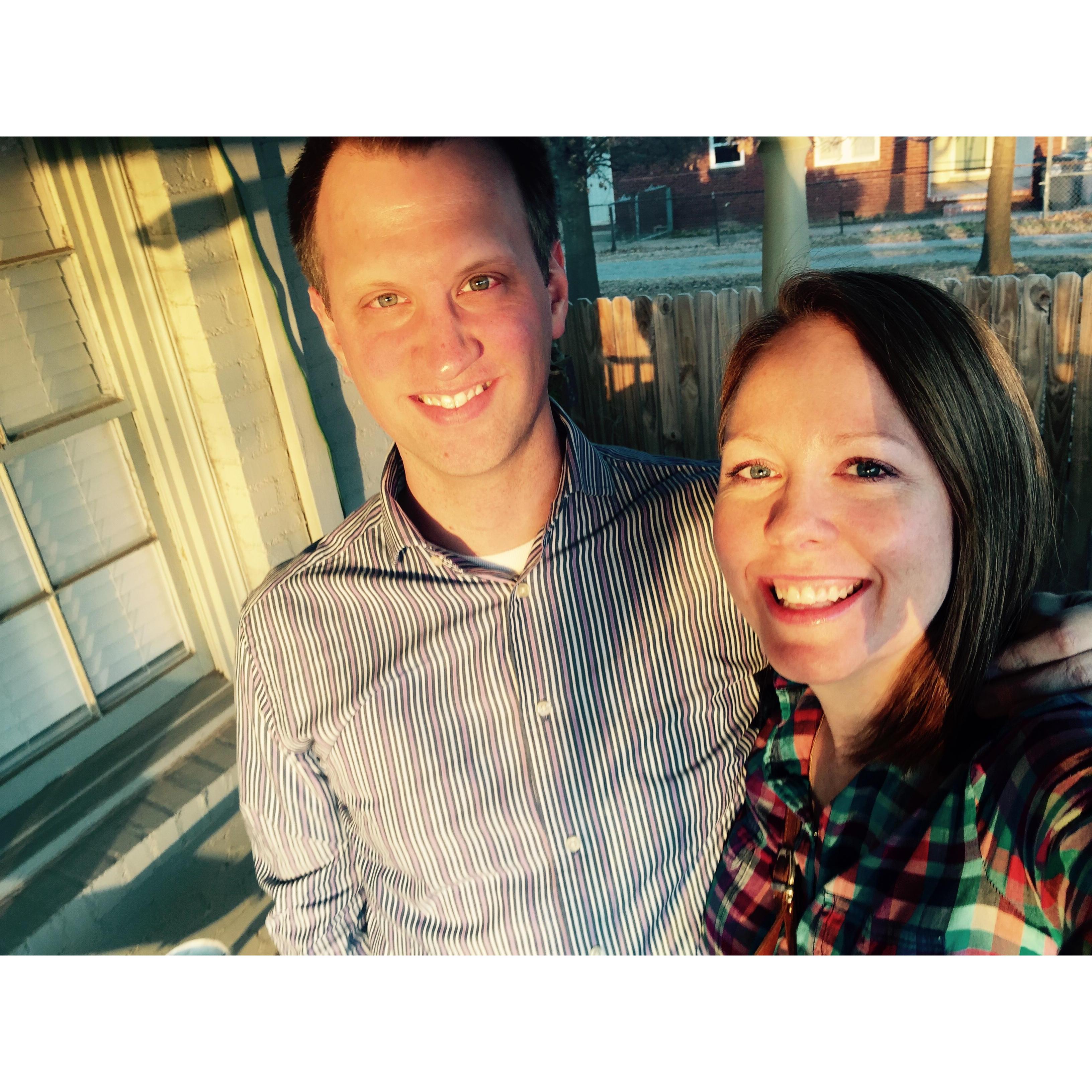 Our first Valentine's Day together. 2015