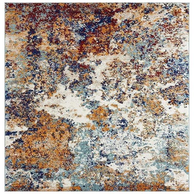Persian Rugs 6490 Multi Colored 8 x 10 Abstract Modern Area Rug