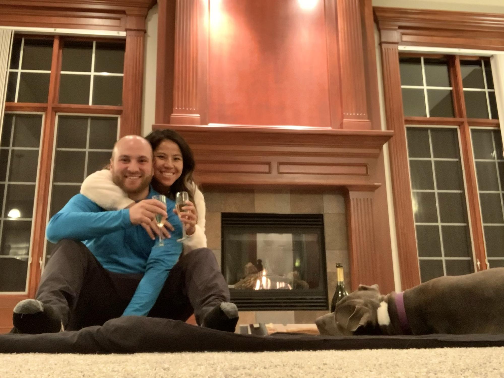 Cheers to our first night in our new house!
(After we already filmed our HouseHunters Episode)
October, 2020 -- Des Moines, IA.