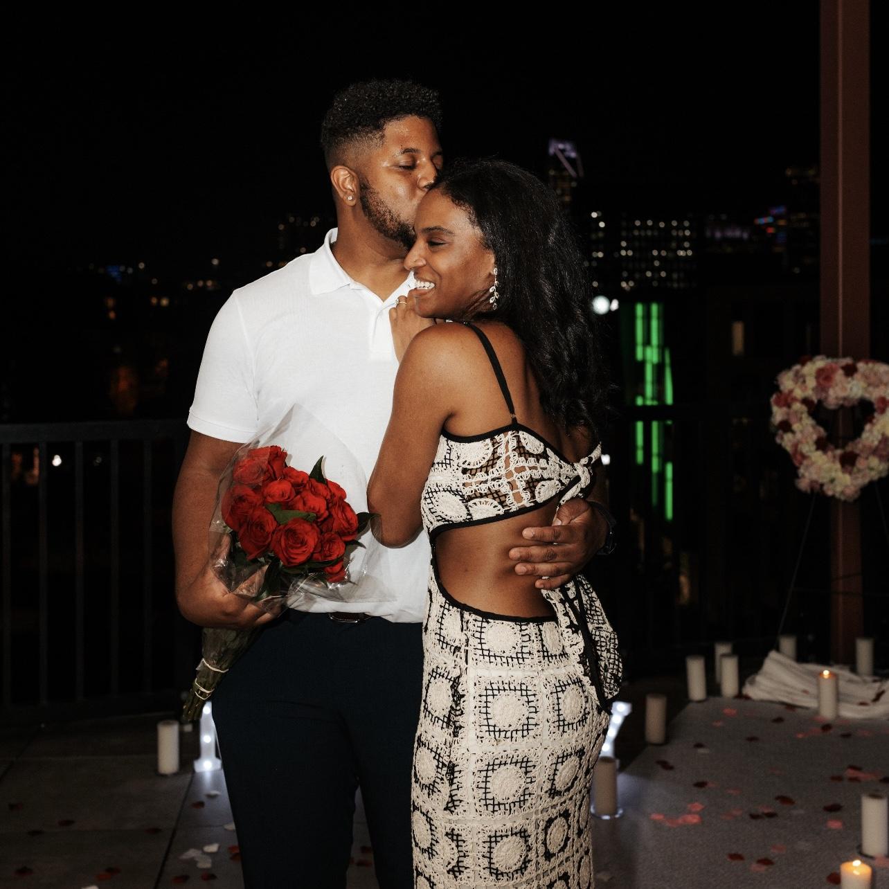 The night Cammy proposed :)