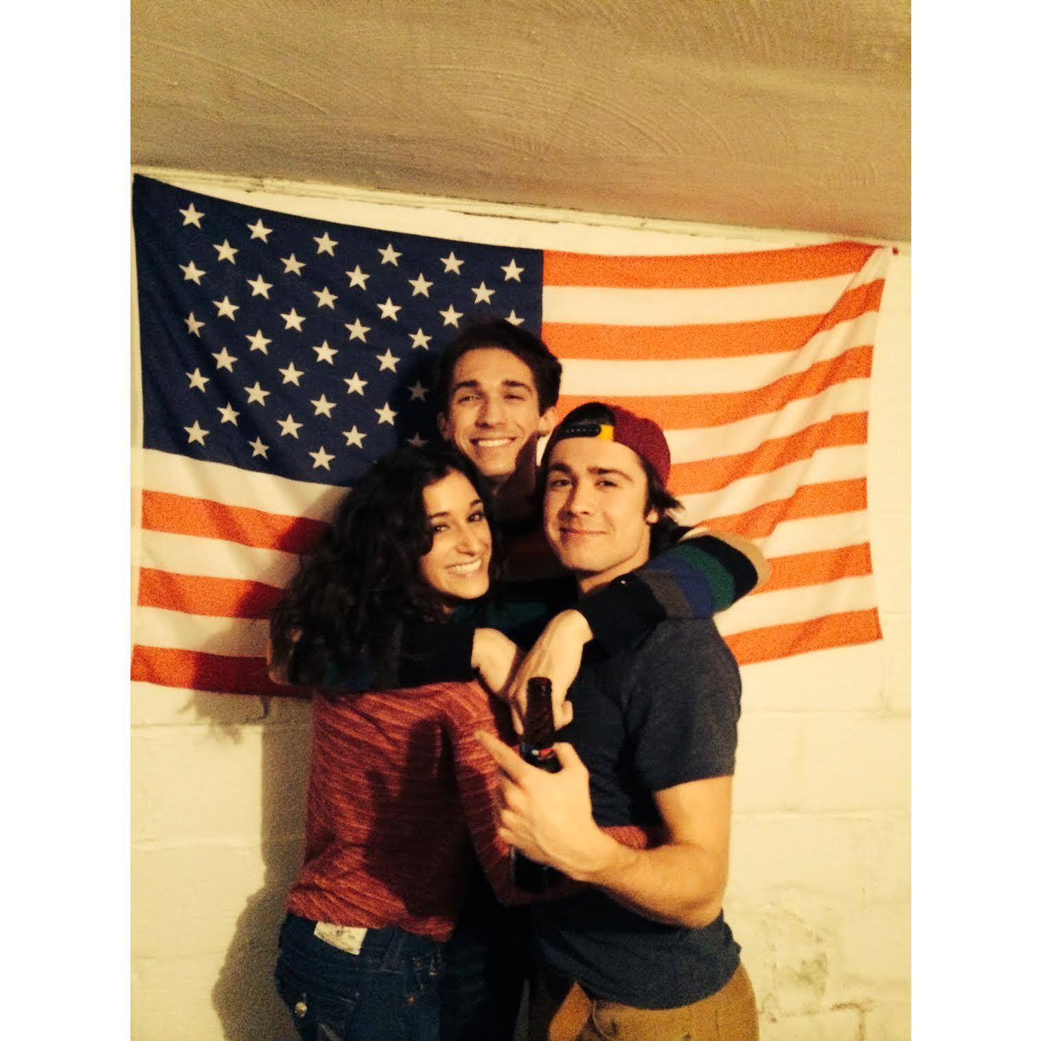 Back where it all began; a JCU basement! Featuring Will's brother, John- 2014