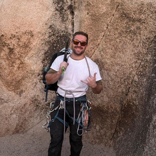A climbing trip in Joshua Tree while Liv was in NZ