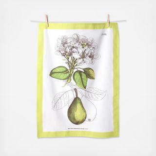 Pear Flour Sack Tea Towel, Set of 2