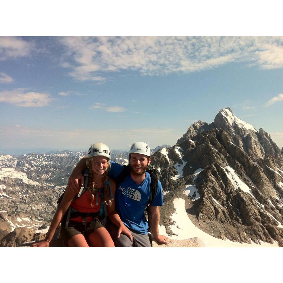 Our first big day in the Tetons together...only 1 tear was shed.