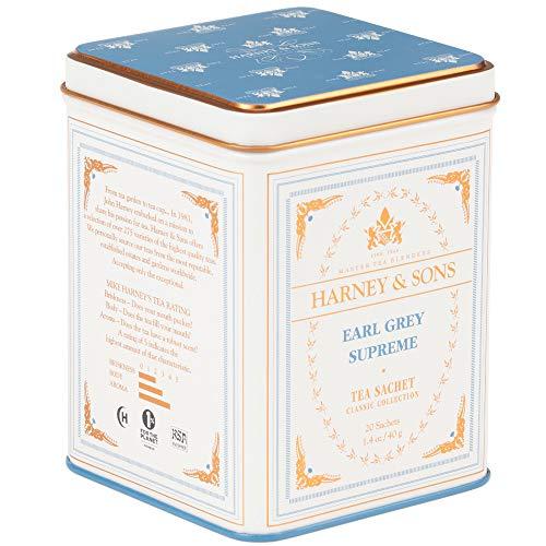 Harney & Sons Earl Grey Supreme, Black Tea, 20 Sachets