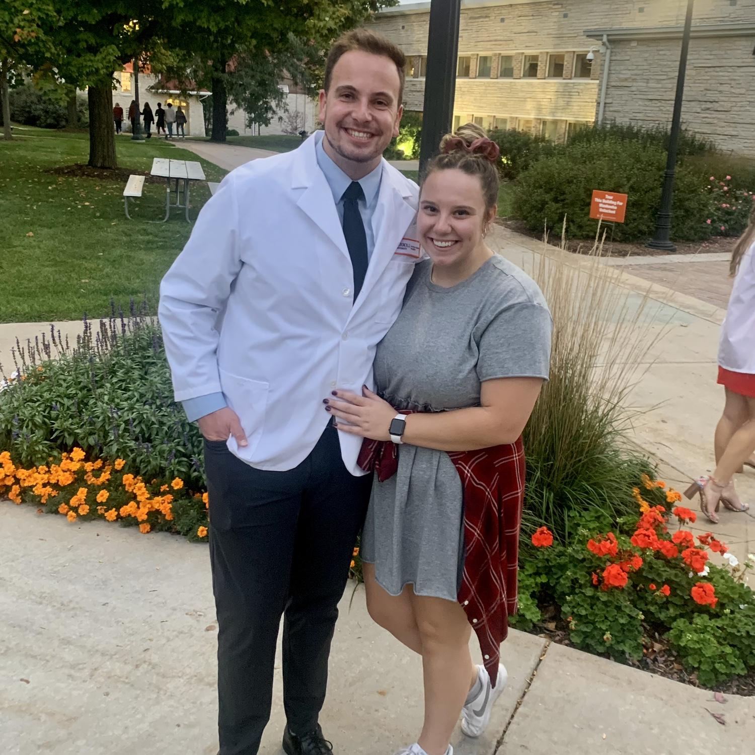 Luke's white coat ceremony, October 2021