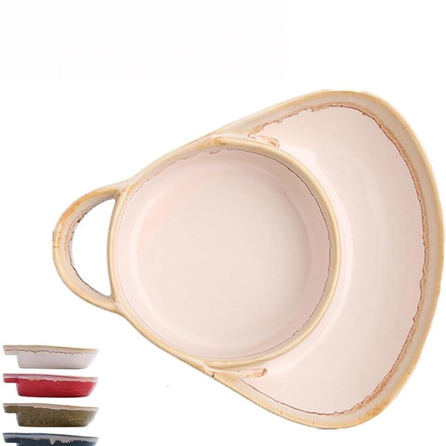 Soup and Sandwich Bowl, 2026 New Soup and Sandwich Plate Combo,Stoneware Dual Compartment Soups & Side Bowl Set, Easy to Clean for Breakfast (Apricot)