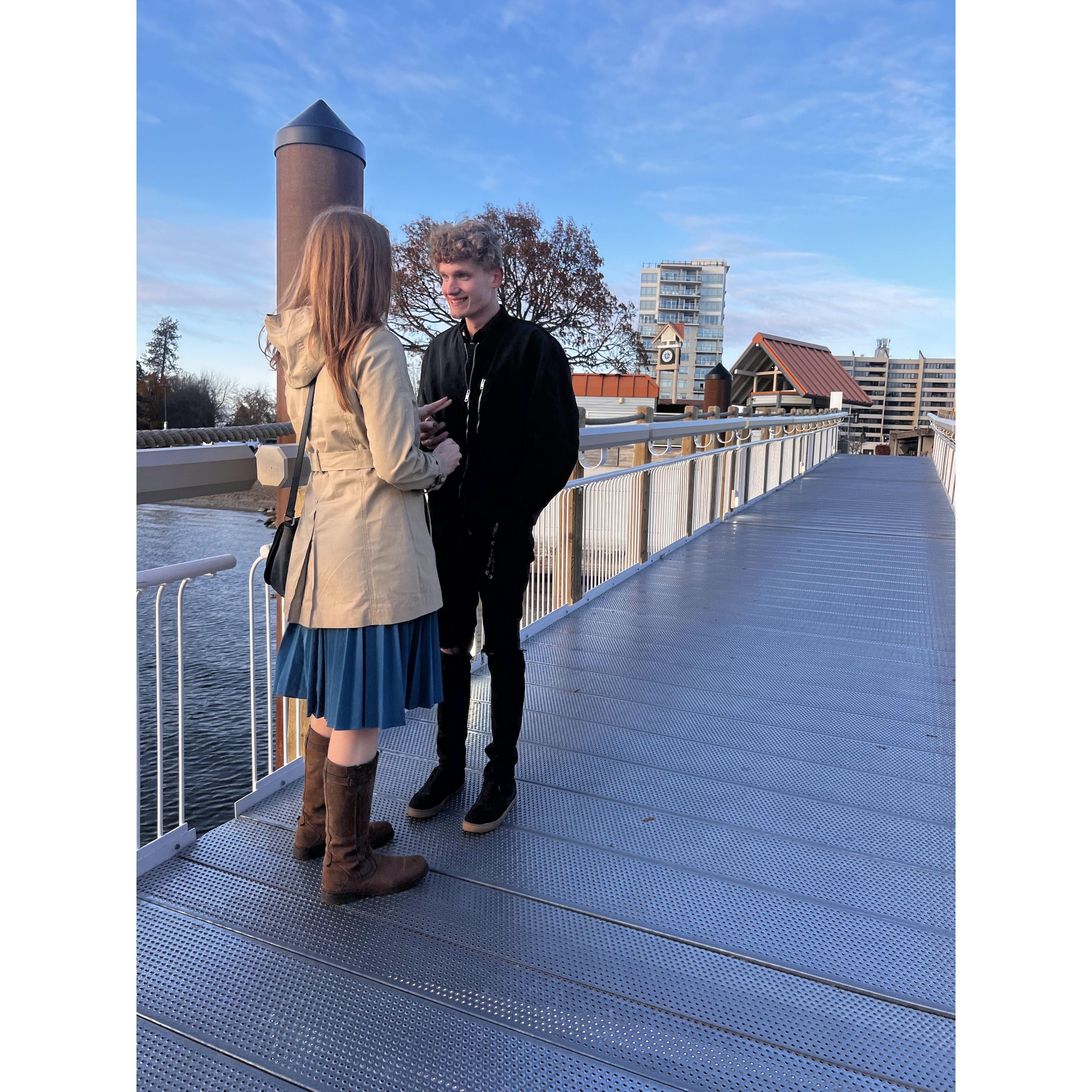 The day Brandon proposed!