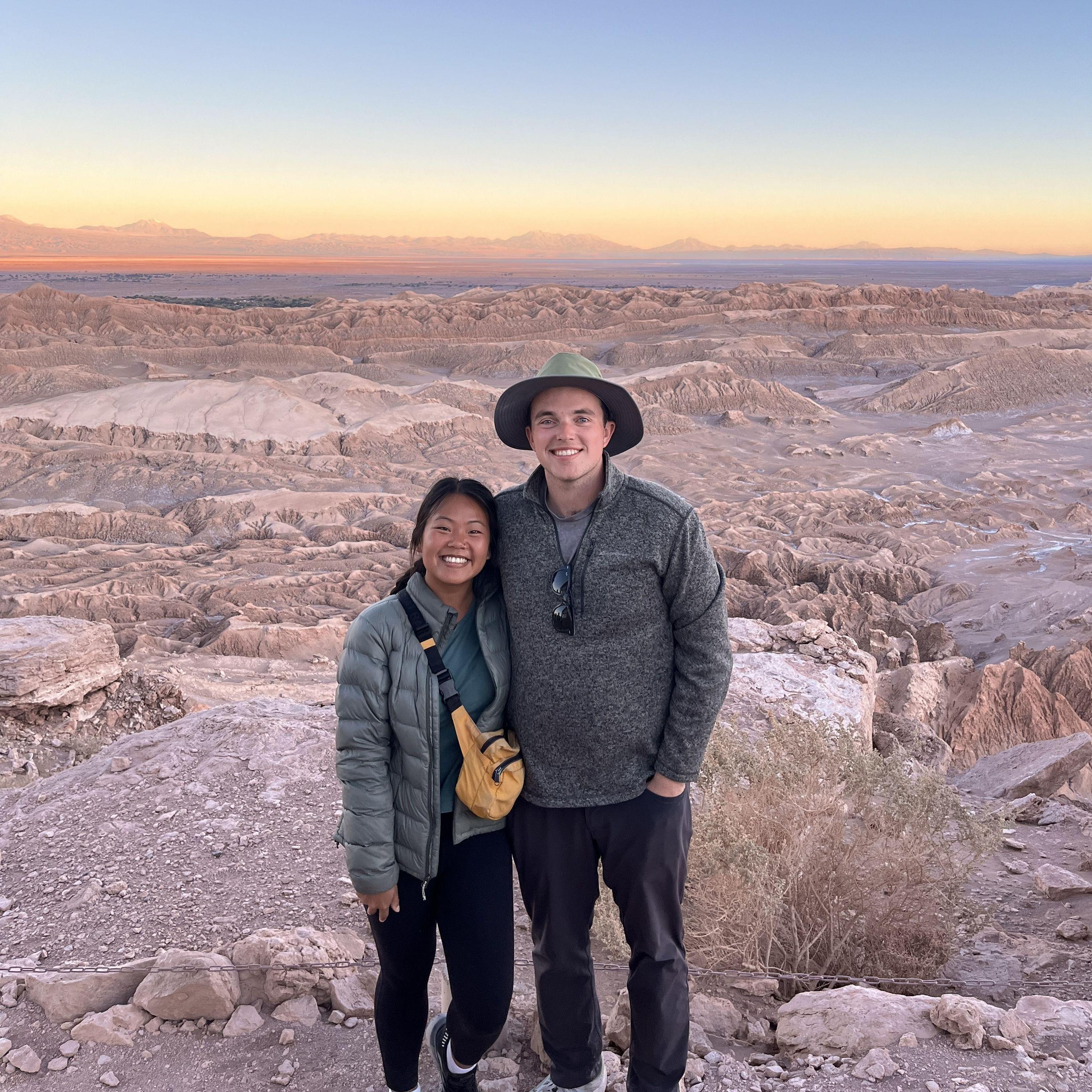 May 2024 | Sunset over Valle de la Luna in San Pedro de Atacama, Chile.