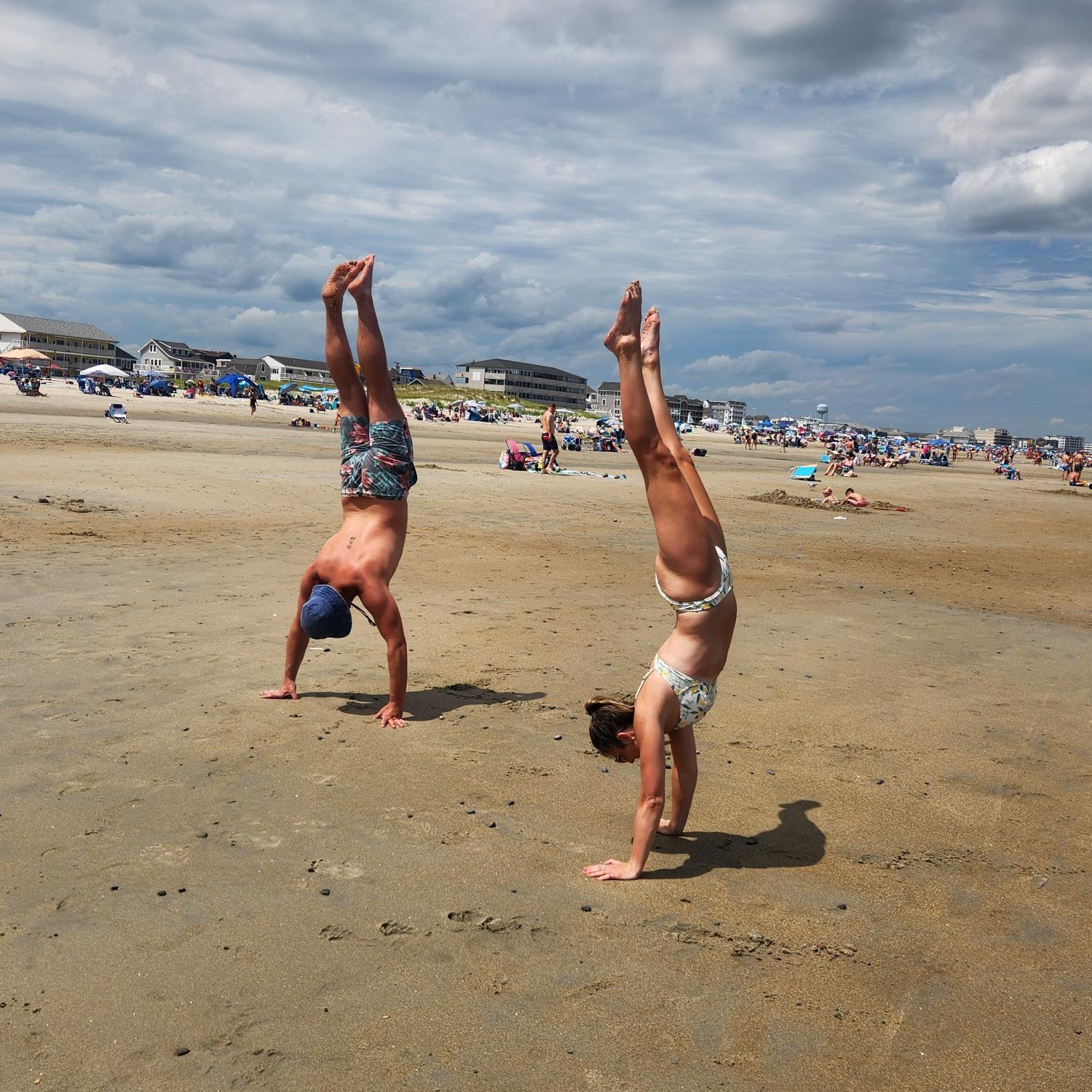 Handstands at Hampton Beach 2025
