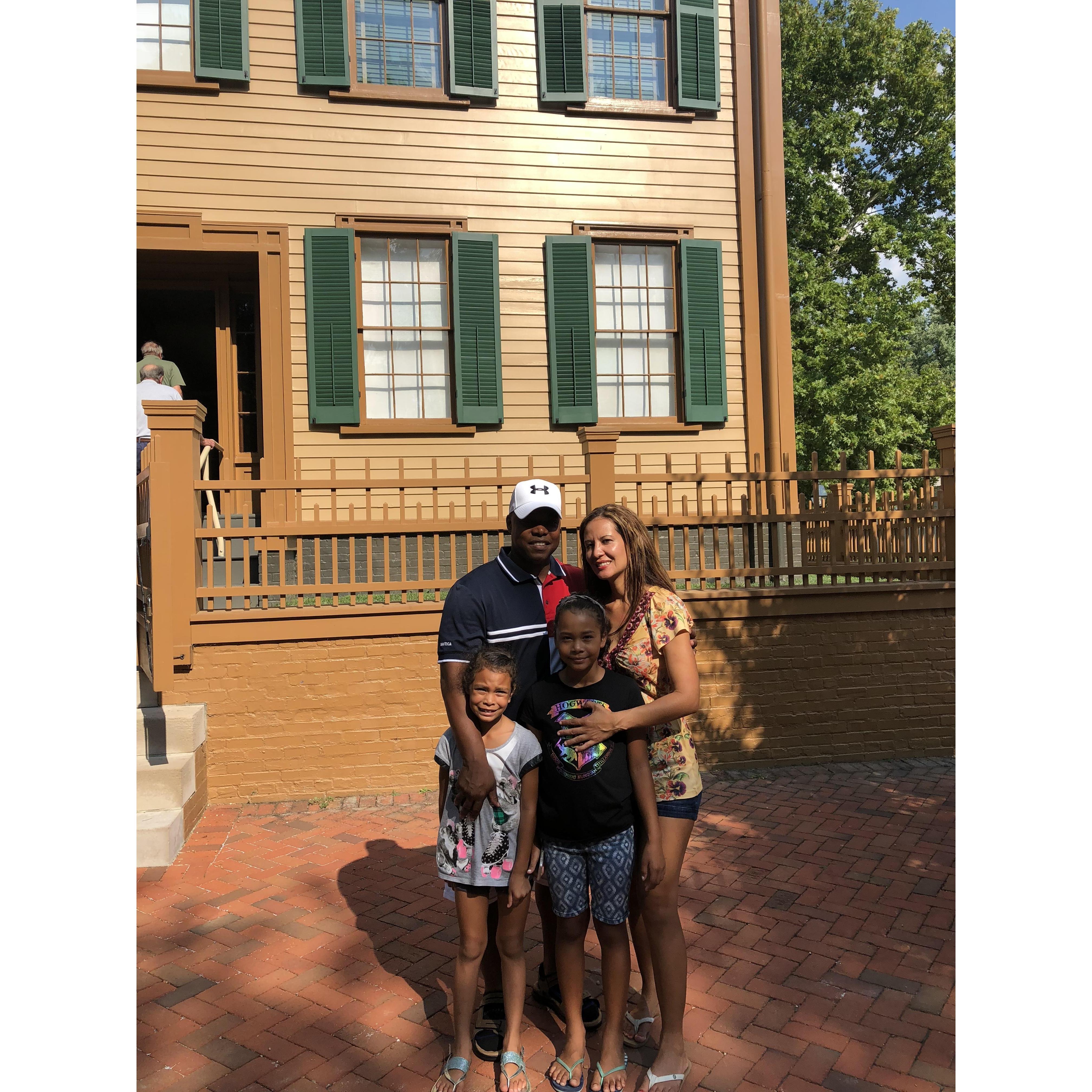 Our first trip to Springfield, IL visiting some historical sites like Abraham Lincoln’s home (August 2018)