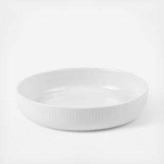 White Fluted Ovenware