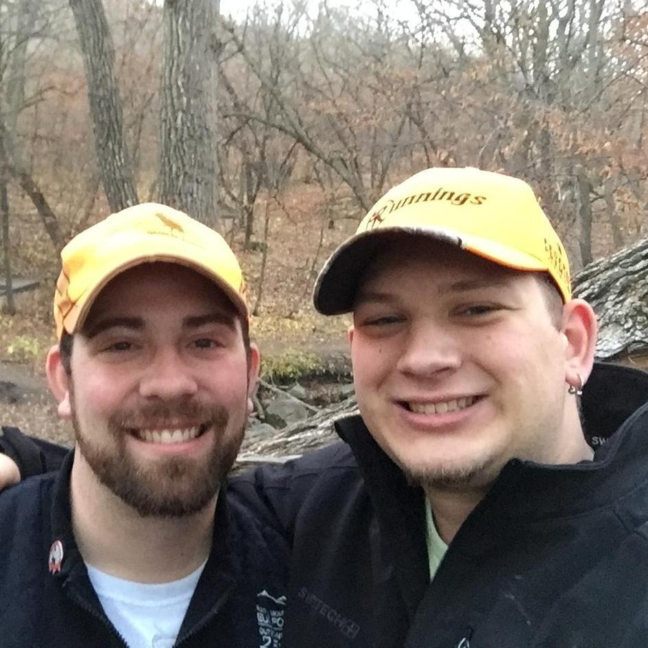 Out pheasant hunting... don't believe we ever shot anything. We did end up hiking Sica Hollow on a nice fall day.