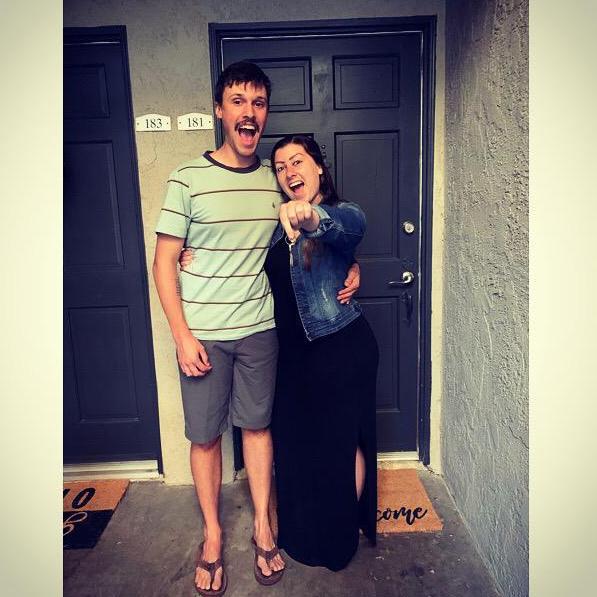 May 2020; we moved into our first place together.