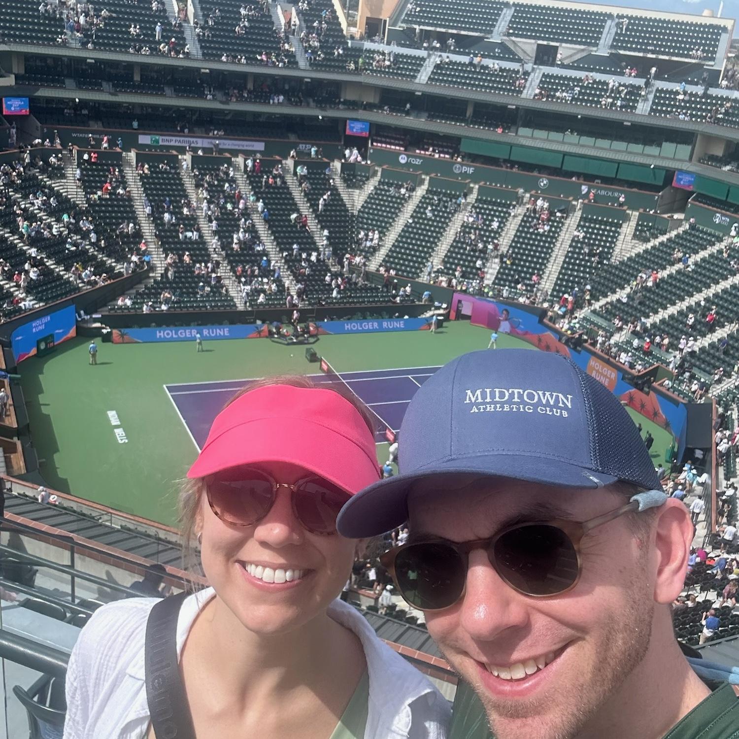 Indian Wells tennis arena in Palm Springs
