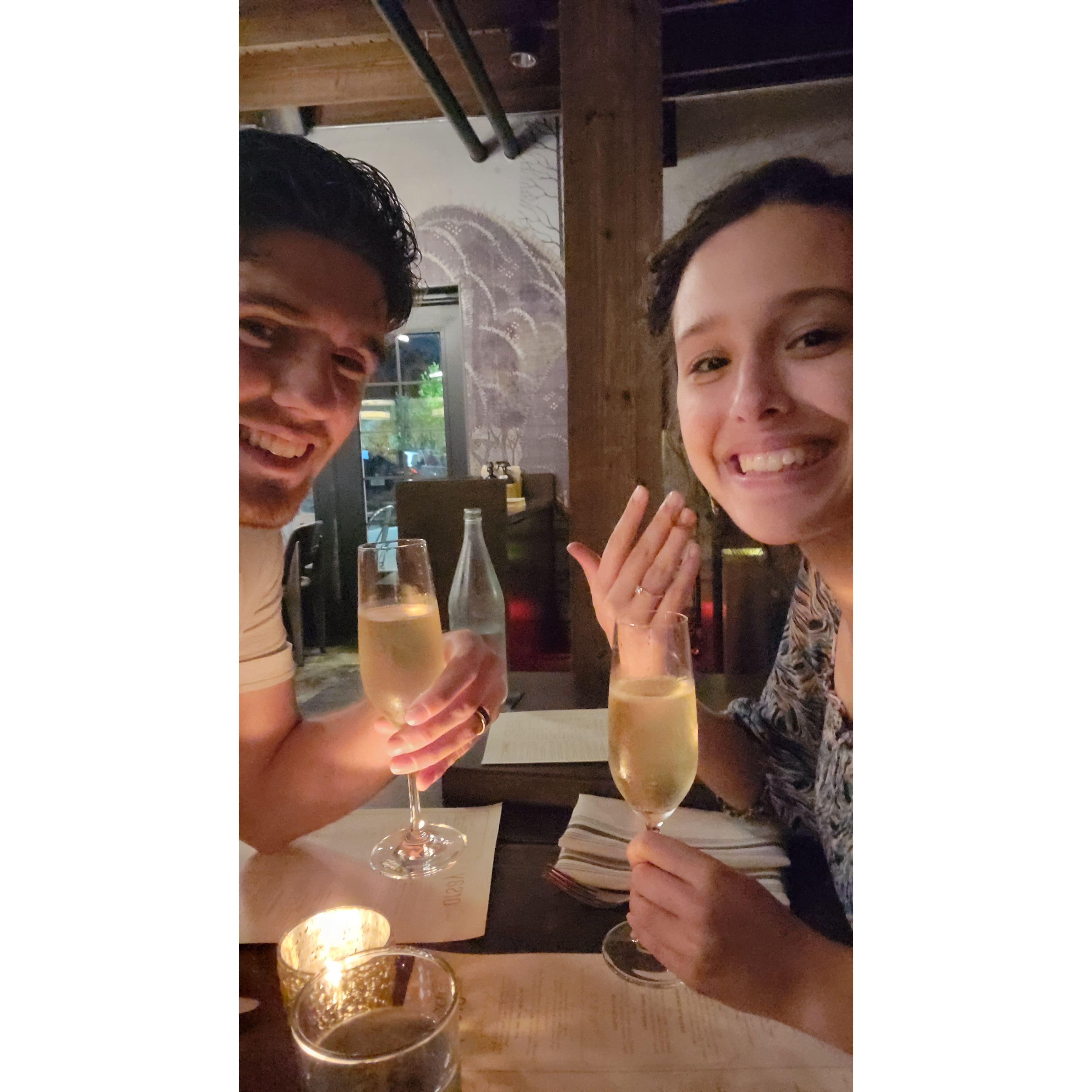 Natalie said yes!