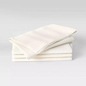 4pk Cotton Easy Care Napkins - Threshold™